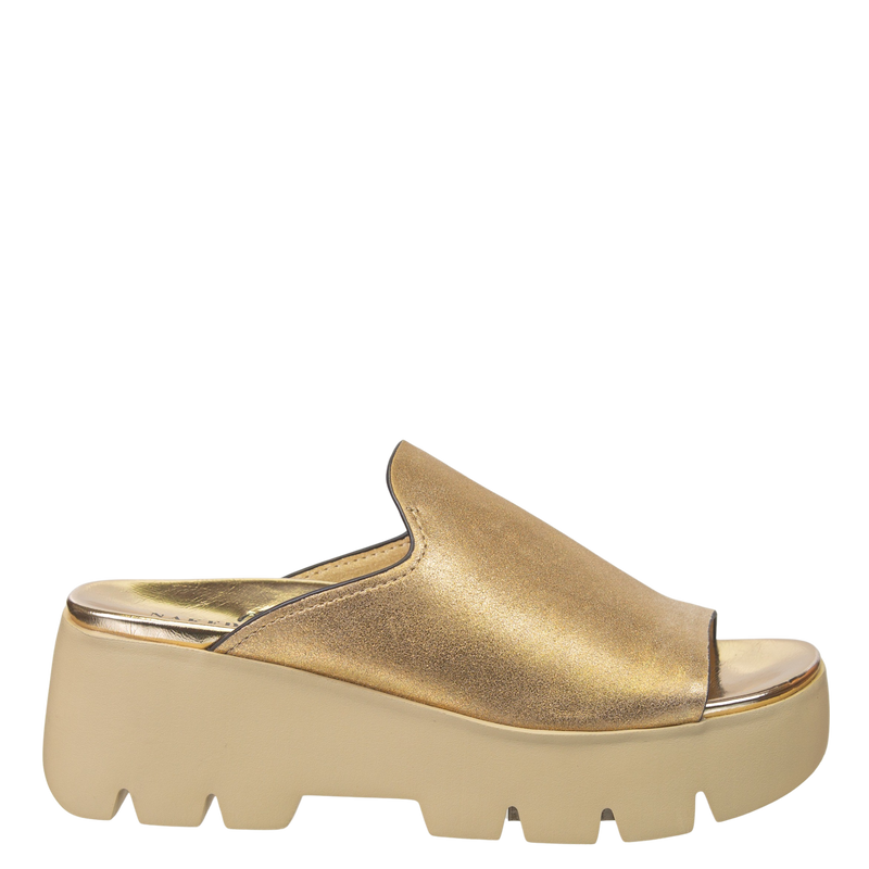 DRIFT in GOLD Platform Sandals