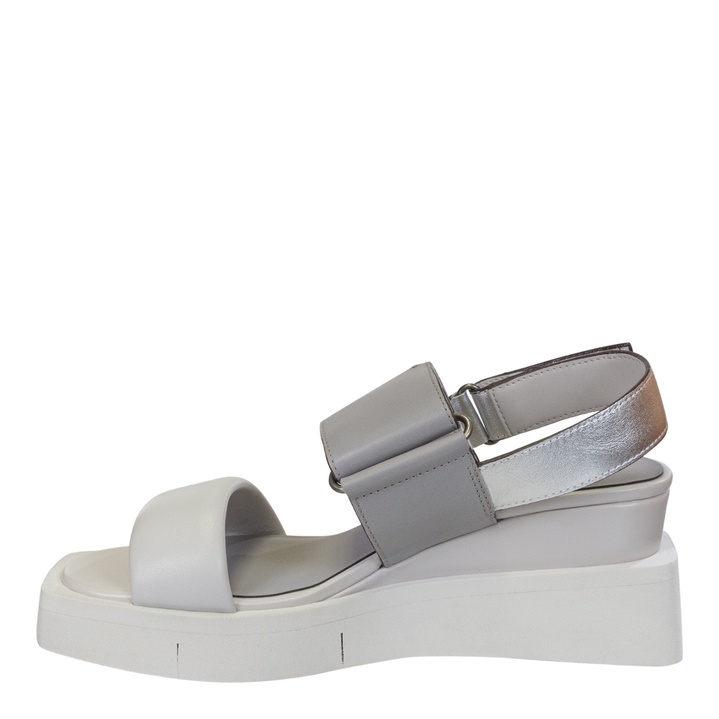 PARADOX in GREY Wedge Sandals – Nakedfeet Shoes