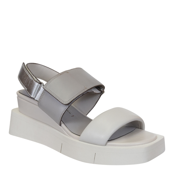 PARADOX in GREY Wedge Sandals Nakedfeet Shoes