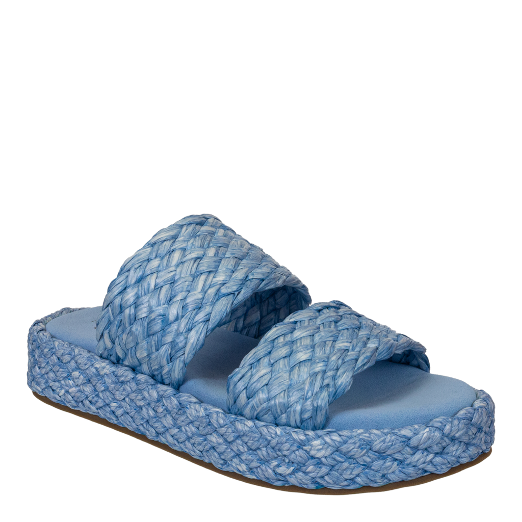 SANTORINI in LIGHT BLUE Espadrille Sandals – Nakedfeet Shoes